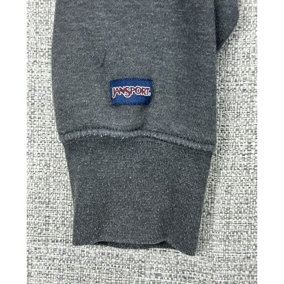 UMass Sweatshirt Mens Medium JanSport 1863 Gray Crewneck Pullover College Soft - Picture 7 of 12